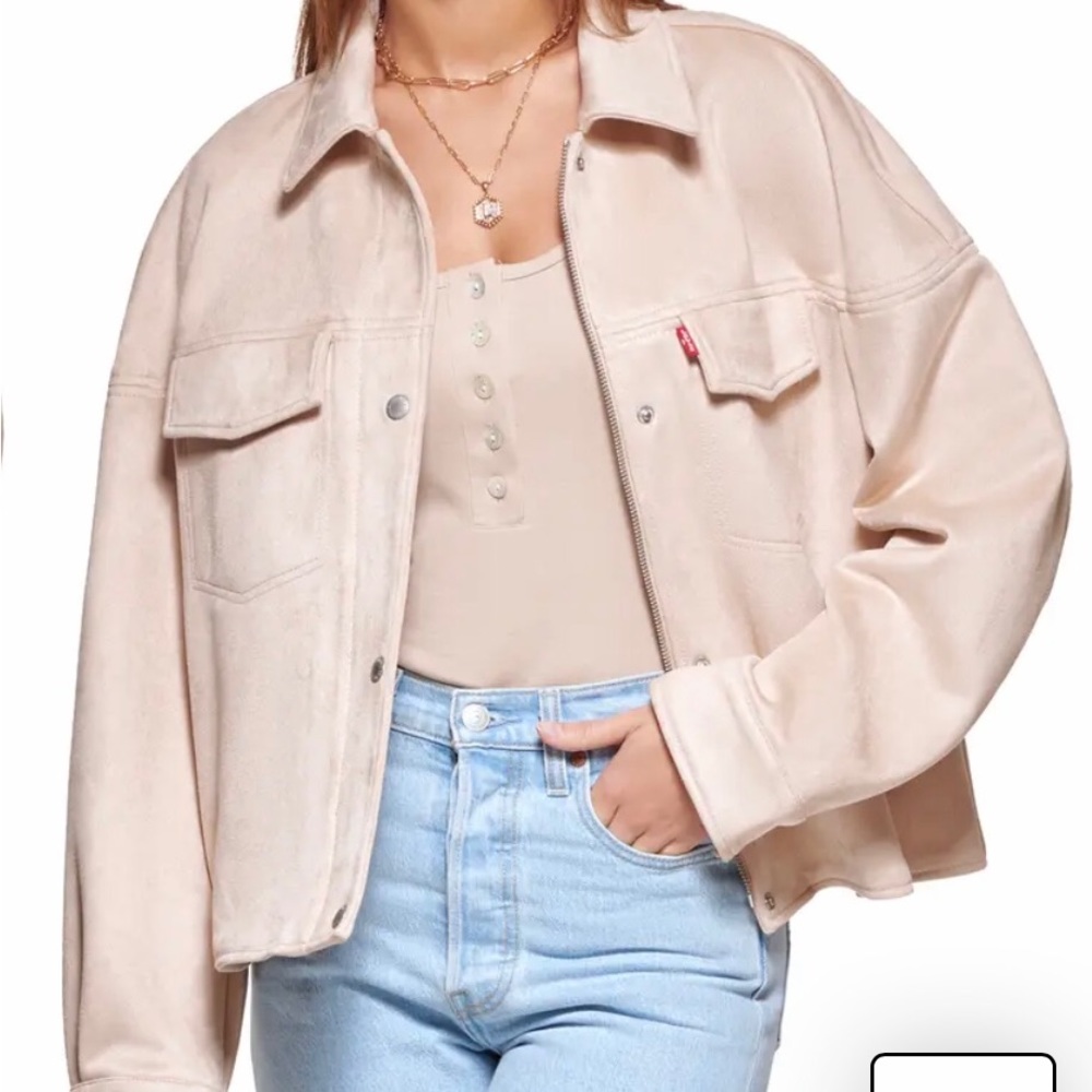 NWT Levi’s Women’s Faux Suede Modern Trucker Jacket